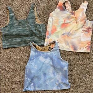 3 kids Old Navy active tanks